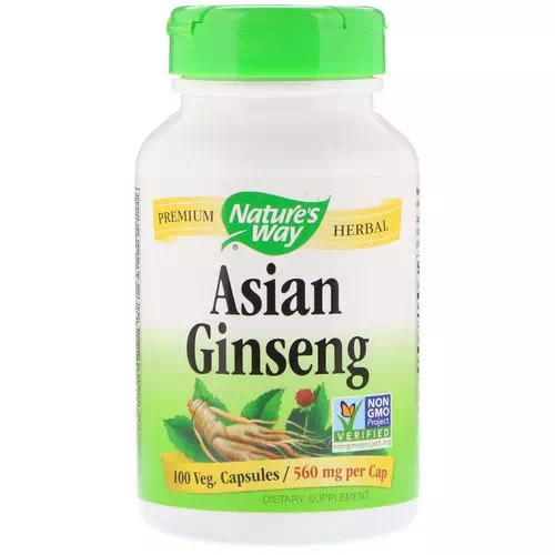 Nature's Way, Asian Ginseng, 560 mg, 100 Veg. Capsules Review