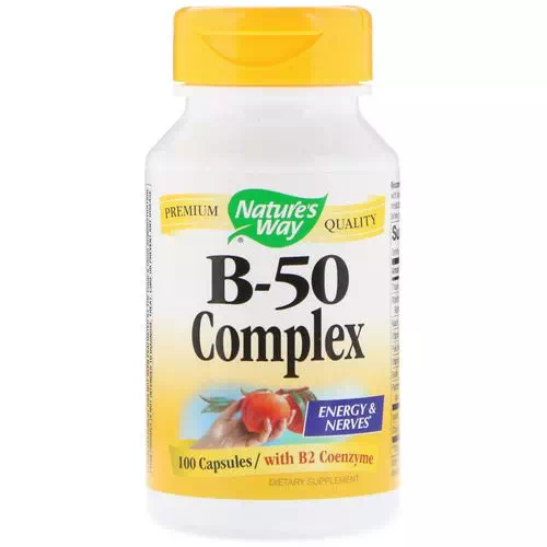 Nature's Way, B-50 Complex with B2 Coenzyme, 100 Capsules Review