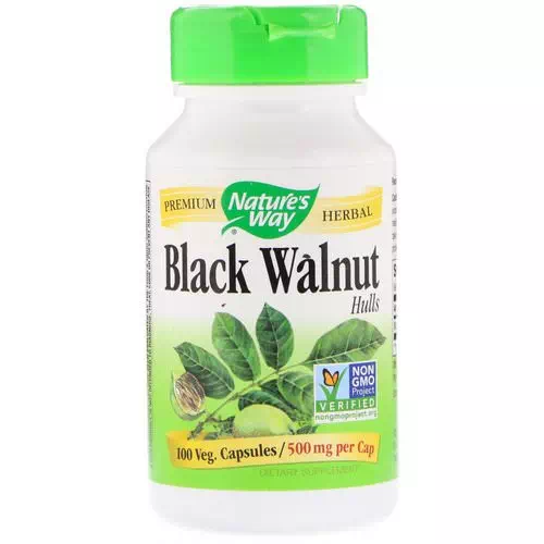 Nature's Way, Black Walnut, Hulls, 500 mg, 100 Vegetarian Capsules Review