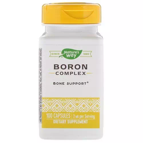 Nature's Way, Boron Complex, 3 mg, 100 Capsules Review