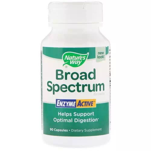 Nature's Way, Broad Spectrum Formula, Enzyme Active, 90 Capsules Review
