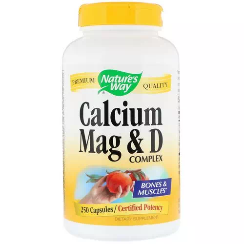 Nature's Way, Calcium Mag & D Complex, 250 Capsules Review