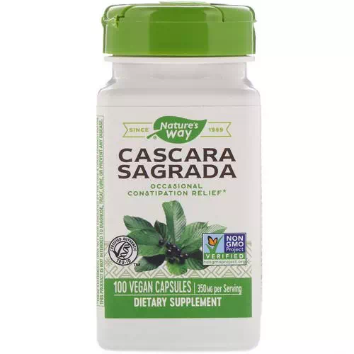 Nature's Way, Cascara Sagrada, 350 mg, 100 Vegan Capsules Review
