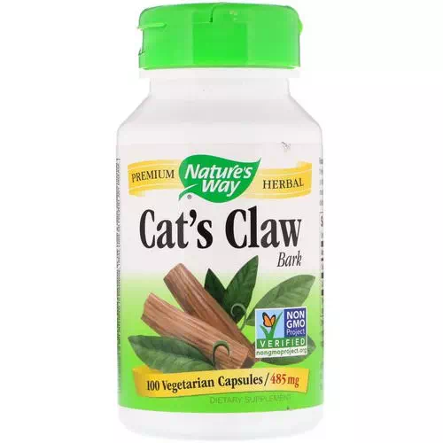 Nature's Way, Cat's Claw Bark, 485 mg, 100 Vegetarian Capsules Review