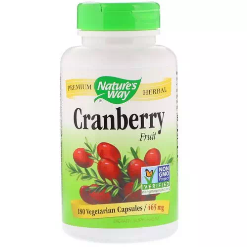 Nature's Way, Cranberry Fruit, 465 mg, 180 Vegetarian Capsules Review
