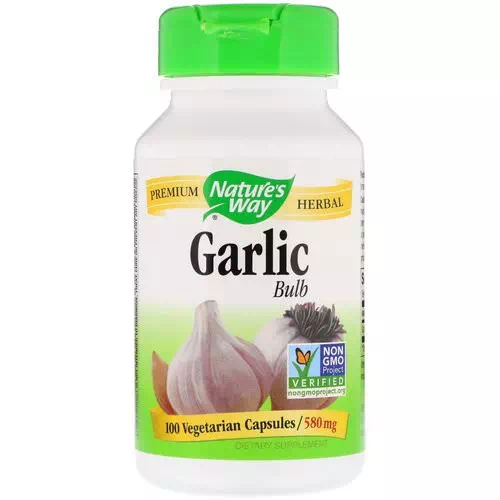 Nature's Way, Garlic Bulb, 580 mg, 100 Vegetarian Capsules Review
