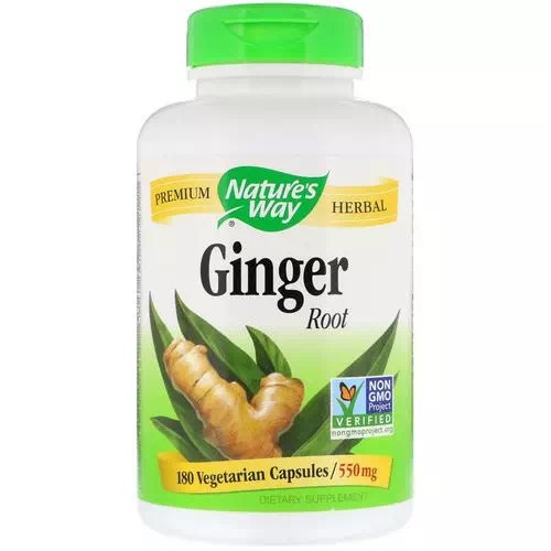 Nature's Way, Ginger Root, 550 mg, 180 Vegetarian Capsules Review