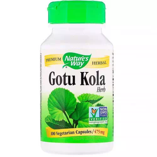 Nature's Way, Gotu Kola Herb, 475 mg, 100 Vegetarian Capsules Review