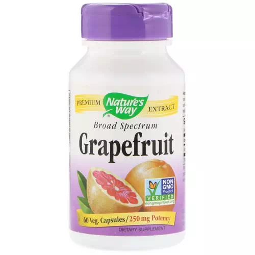 Nature's Way, Grapefruit, 250 mg, 60 Veg Capsules Review