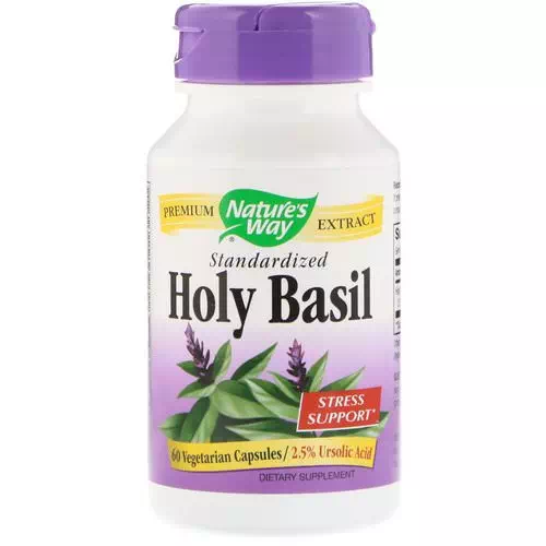 Nature's Way, Holy Basil, Standardized, 60 Vegetarian Capsules Review
