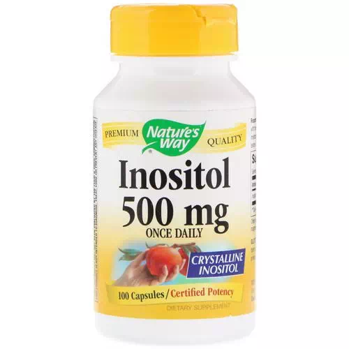 Nature's Way, Inositol, Once Daily, 500 mg, 100 Capsules Review