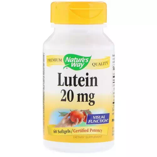 Nature's Way, Lutein, 20 mg, 60 Softgels Review