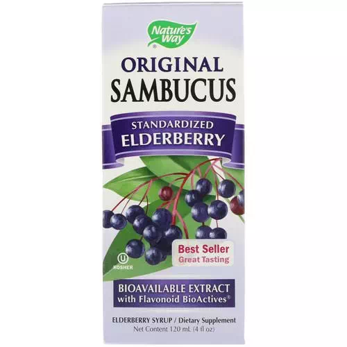Nature's Way, Original Sambucus, Standardized Elderberry, Syrup, 4 fl oz (120 ml) Review