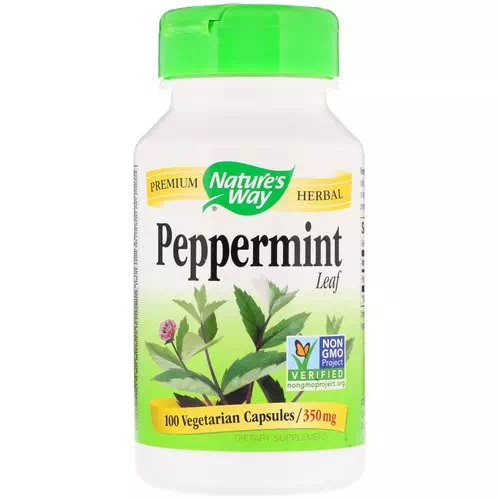 Nature's Way, Peppermint Leaf, 350 mg, 100 Vegetarian Capsules Review