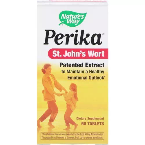 Nature's Way, Perika, St. John's Wort, 60 Tablets Review