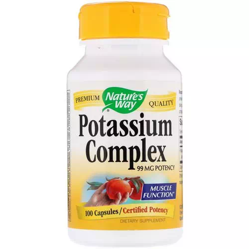Nature's Way, Potassium Complex, 99 mg, 100 Capsules Review