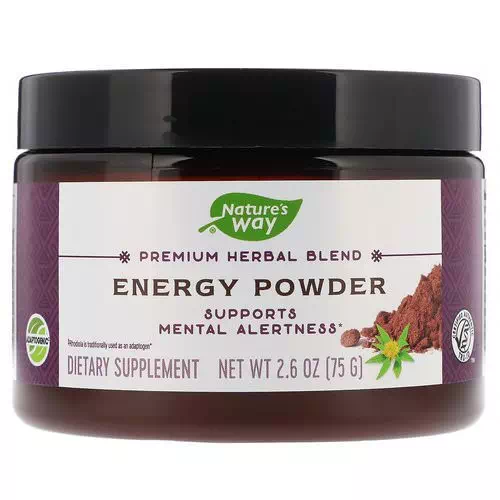 Nature's Way, Premium Herbal Blend, Energy Powder, 2.6 oz (75 g) Review