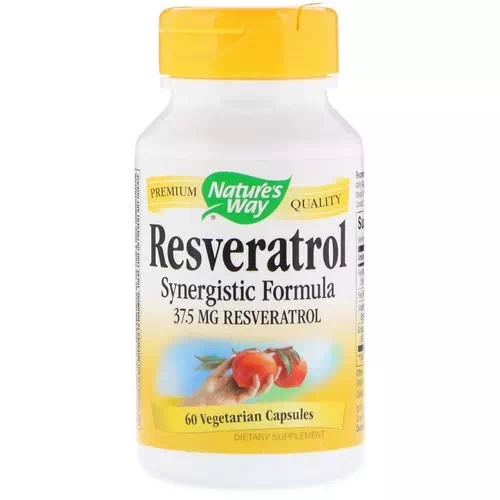 Nature's Way, Resveratrol, 37.5 mg, 60 Vegetarian Capsules Review