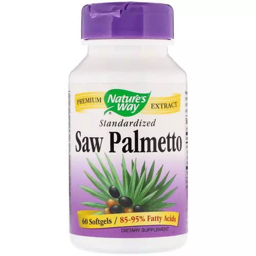 Nature's Way, Saw Palmetto Standardized, 60 Softgels Review