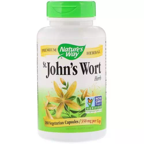 Nature's Way, St. John's Wort Herb, 350 mg, 180 Vegetarian Capsules Review