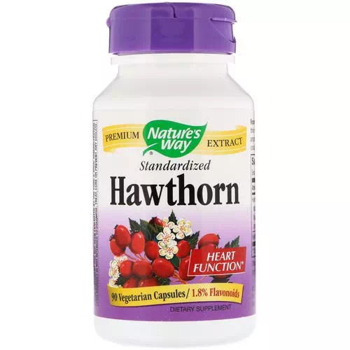 Nature's Way, Standardized Hawthorn, 90 Vegetarian Capsules Review