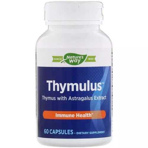 Nature's Way, Thymulus, Immune Health, 60 Capsules Review