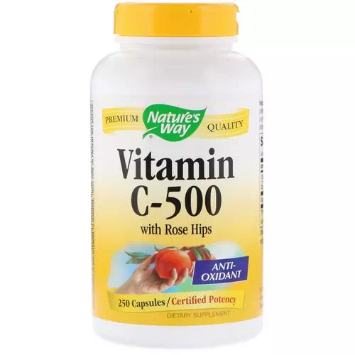 Nature's Way, Vitamin C-500 with Rose Hips, 250 Capsules Review