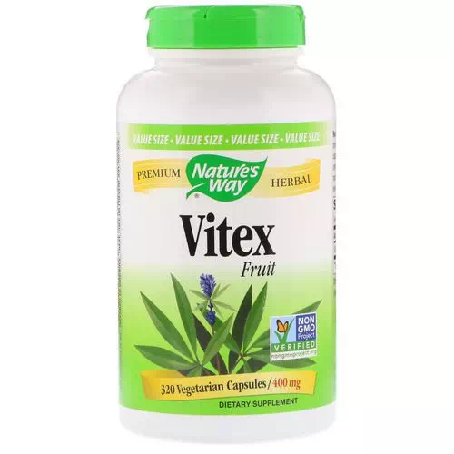 Nature's Way, Vitex Fruit, 400 mg, 320 Vegetarian Capsules Review