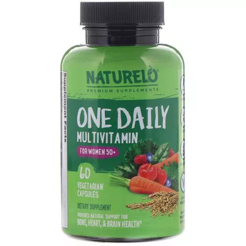 NATURELO, One Daily Multivitamin for Women 50+, 60 Vegetarian Capsules Review