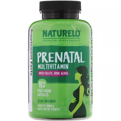 NATURELO, Prenatal Multivitamin, 180 Vegetarian Capsules Review