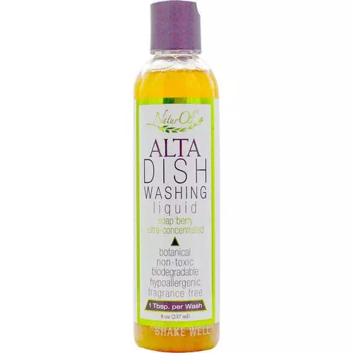 NaturOli, Alta Dish Washing Liquid, Fragrance Free, 8 oz (237 ml) Review