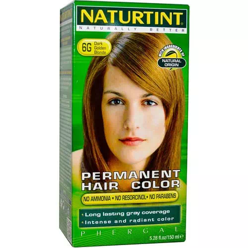 Naturtint, Permanent Hair Color, 6G Dark Golden Blonde, 5.28 fl oz (150 ml) Review