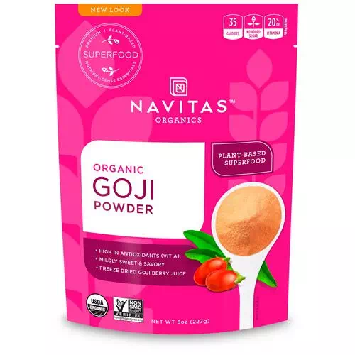 Navitas Organics, Organic Goji Powder, 8 oz (227 g) Review