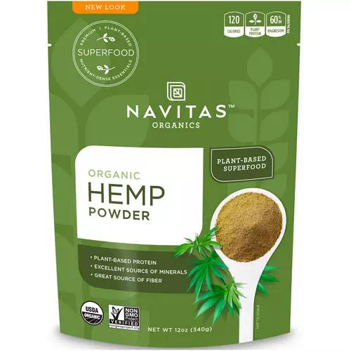 Navitas Organics, Organic Hemp Powder, 12 oz (340 g) Review