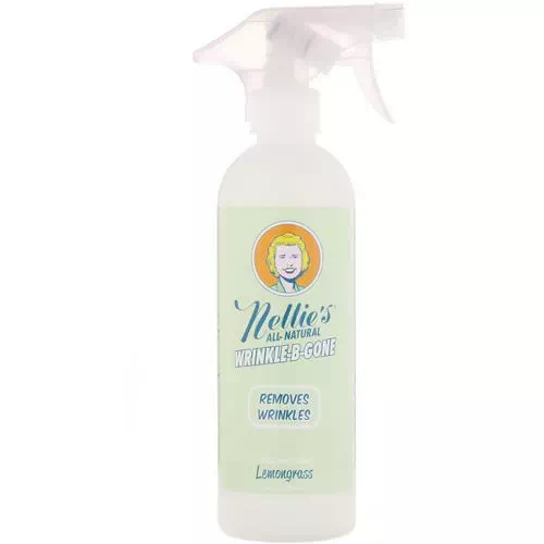 Nellie's, All-Natural, Wrinkle-B-Gone, Removes Wrinkles, Lemongrass, 16 fl oz (474 ml) Review