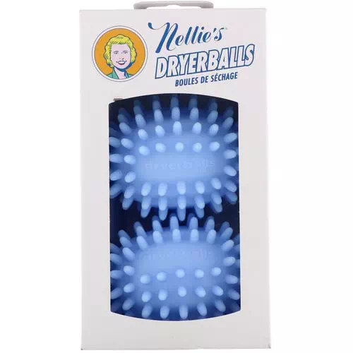Nellie's, Dryerballs, Blue, 2 Pack Review