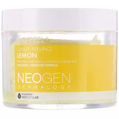 Neogen, Bio-Peel+, Gauze Peeling, Lemon, 30 Count Review