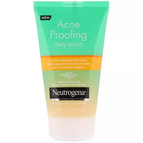 Neutrogena, Acne Proofing Daily Scrub, 4.2 oz (119 g) Review