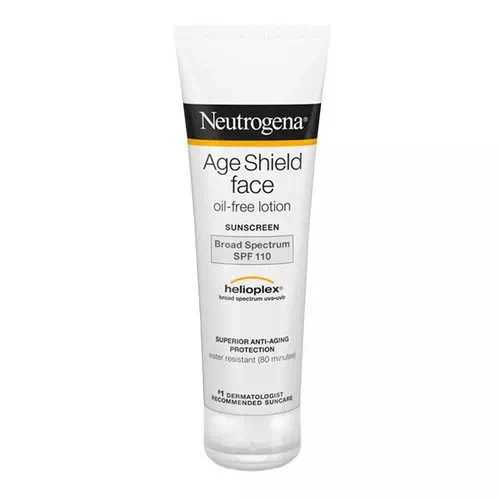 Neutrogena, Age Shield Face, Oil-Free Sunscreen, SPF 110, 3 fl oz (88 ml) Review