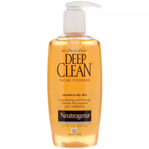 Neutrogena, Deep Clean, Facial Cleanser, 6.7 fl oz (200 ml) Review
