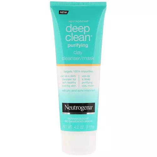 Neutrogena, Deep Clean, Purifying, Clay Cleanser/Mask, 4.2 oz (119 g) Review