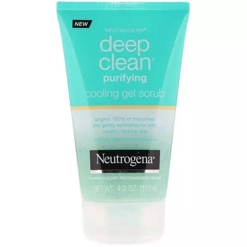 Neutrogena, Deep Clean, Purifying, Cooling Gel Scrub, 4.2 oz (119 g) Review