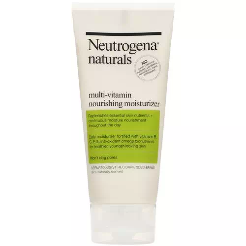 Neutrogena, Neutrogena, Naturals, Multi-Vitamin Nourishing Moisturizer, 3 fl oz (88 ml) Review
