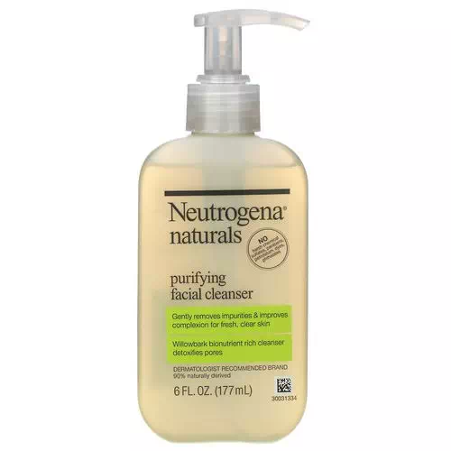 Neutrogena, Neutrogena, Naturals, Purifying Facial Cleanser, 6 fl oz (177 ml) Review