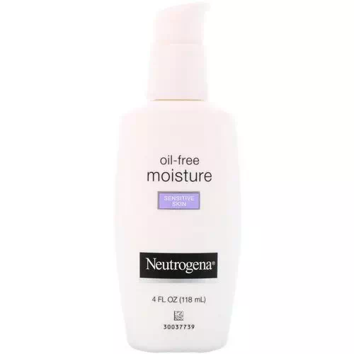 Neutrogena, Oil Free Moisture, Ultra-Gentle Facial Moisturizer, Sensitive Skin, 4 fl oz (118 ml) Review