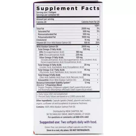 Omega 3-6-9 Combinations, EFA, Salmon Oil, Omegas EPA DHA, Fish Oil, Supplements