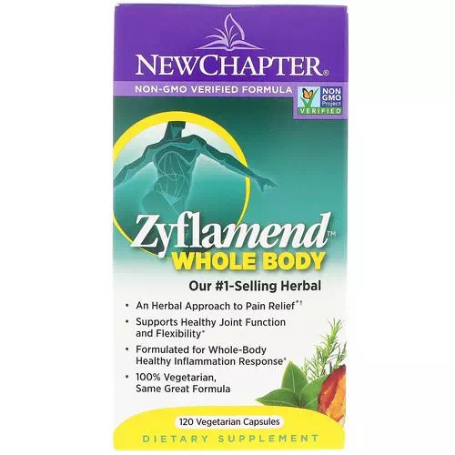 New Chapter, Zyflamend Whole Body, 120 Vegetarian Capsules Review