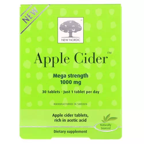 New Nordic, Apple Cider, 1000 mg, 30 Tablets Review