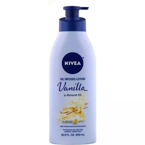 Nivea, Oil Infused Lotion, Vanilla & Almond Oil, 16.9 fl oz (500 ml) Review