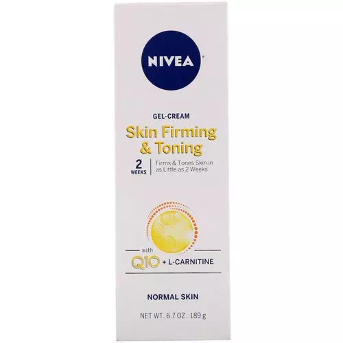 Nivea, Skin Firming & Toning Gel-Cream with Q10 + L-Carnitine, 6.7 oz (189 g) Review